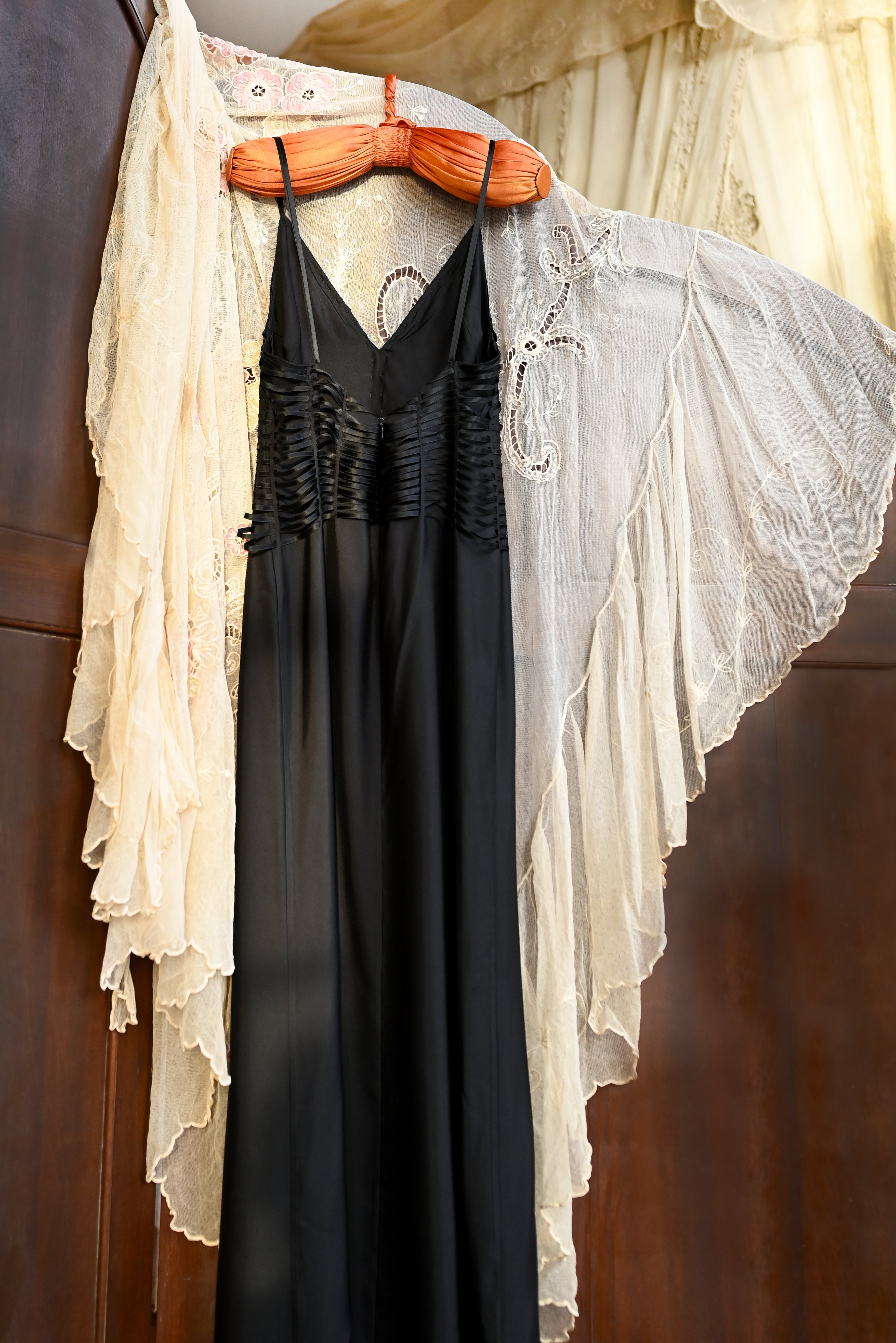 Gucci By Tom Ford F/W 2002 Ribbon Cage Gown