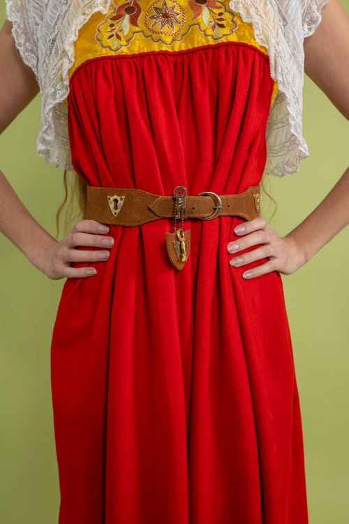 1950s Lock and Key Novelty Belt