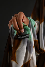 1972 Halston Tie Dye Silk Chiffon Caftan [OS]