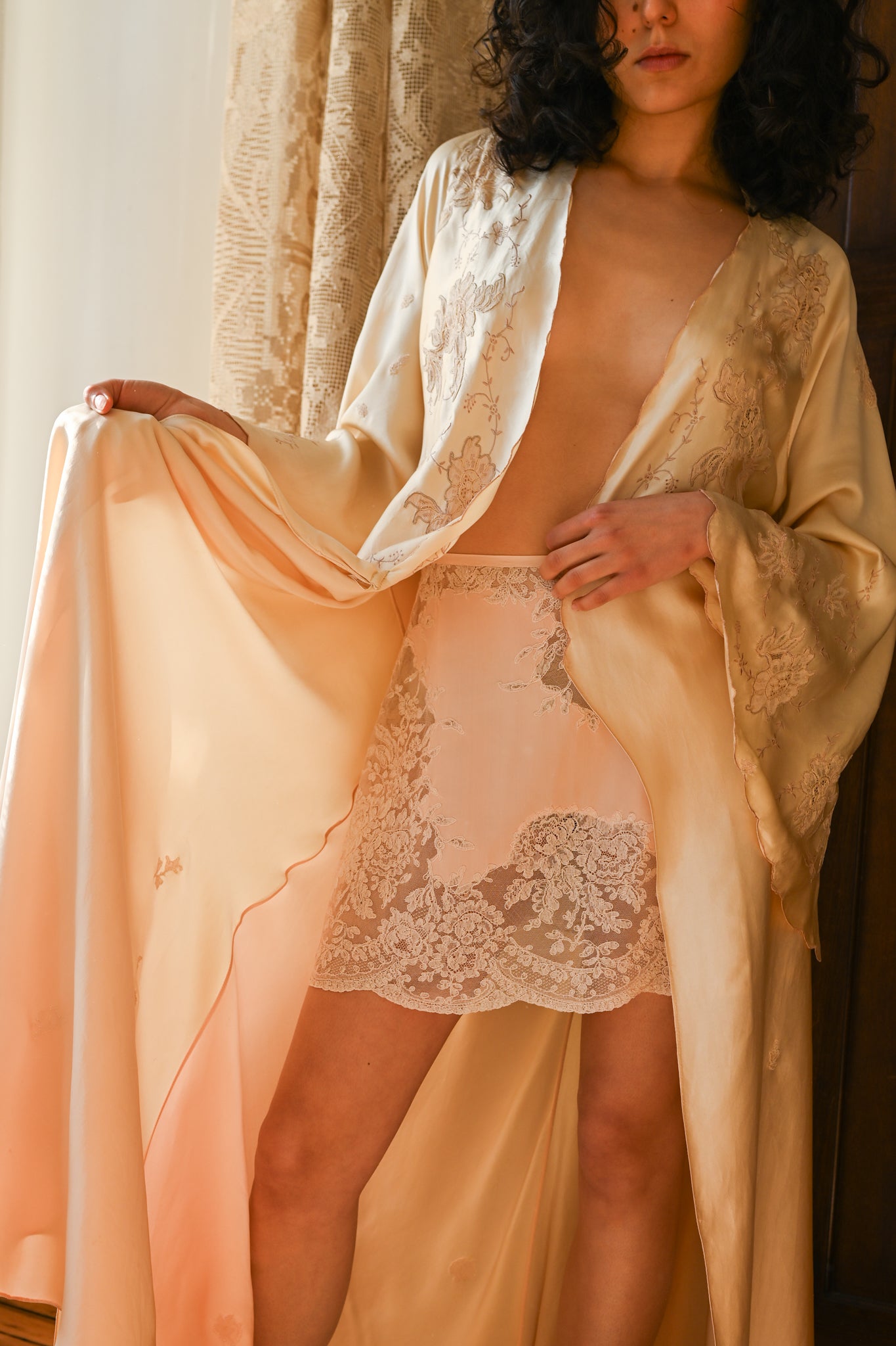 1930s French Couture Mini Skirt [xs/sm]