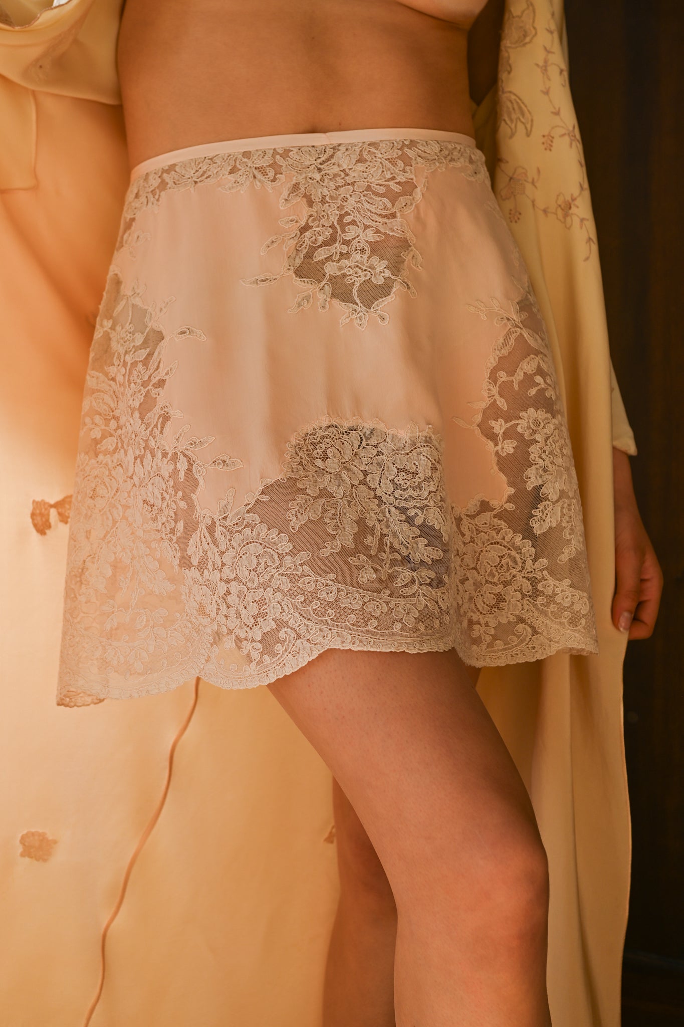 1930s French Couture Mini Skirt [xs/sm]