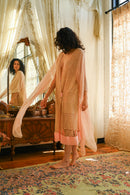 1920s Silk + Lace Caped Angel Sleeve Robe [sm/med/lrg]