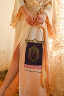 Edwardian Hand Beaded Love Purse