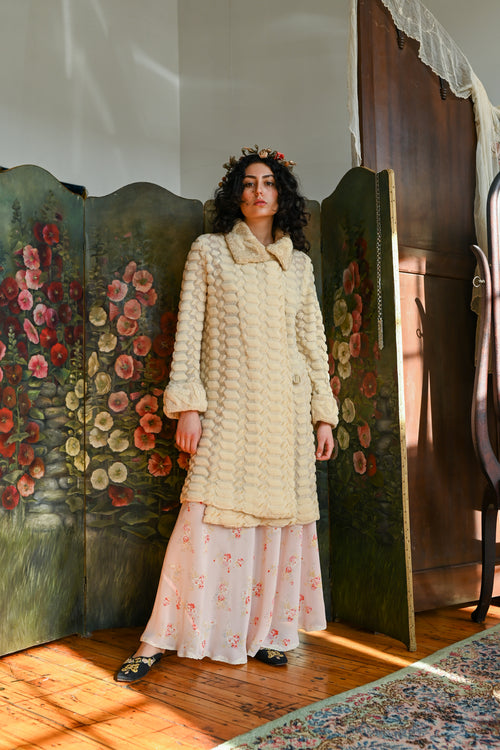 1920s Wool Chenille Knit Coat [sm/med/lrg]