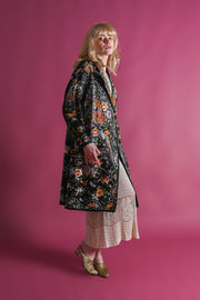 1920s Rainbow Silk Chinese Embroidered Jacket [med/lrg/xl]