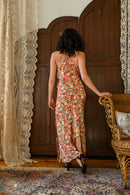 Demetra's Floral Silk + Lace Appliqué Gown [sm/med]