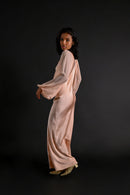 1930s Italian Balloon Sleeve Silk Bias Gown [xs/sm/med]