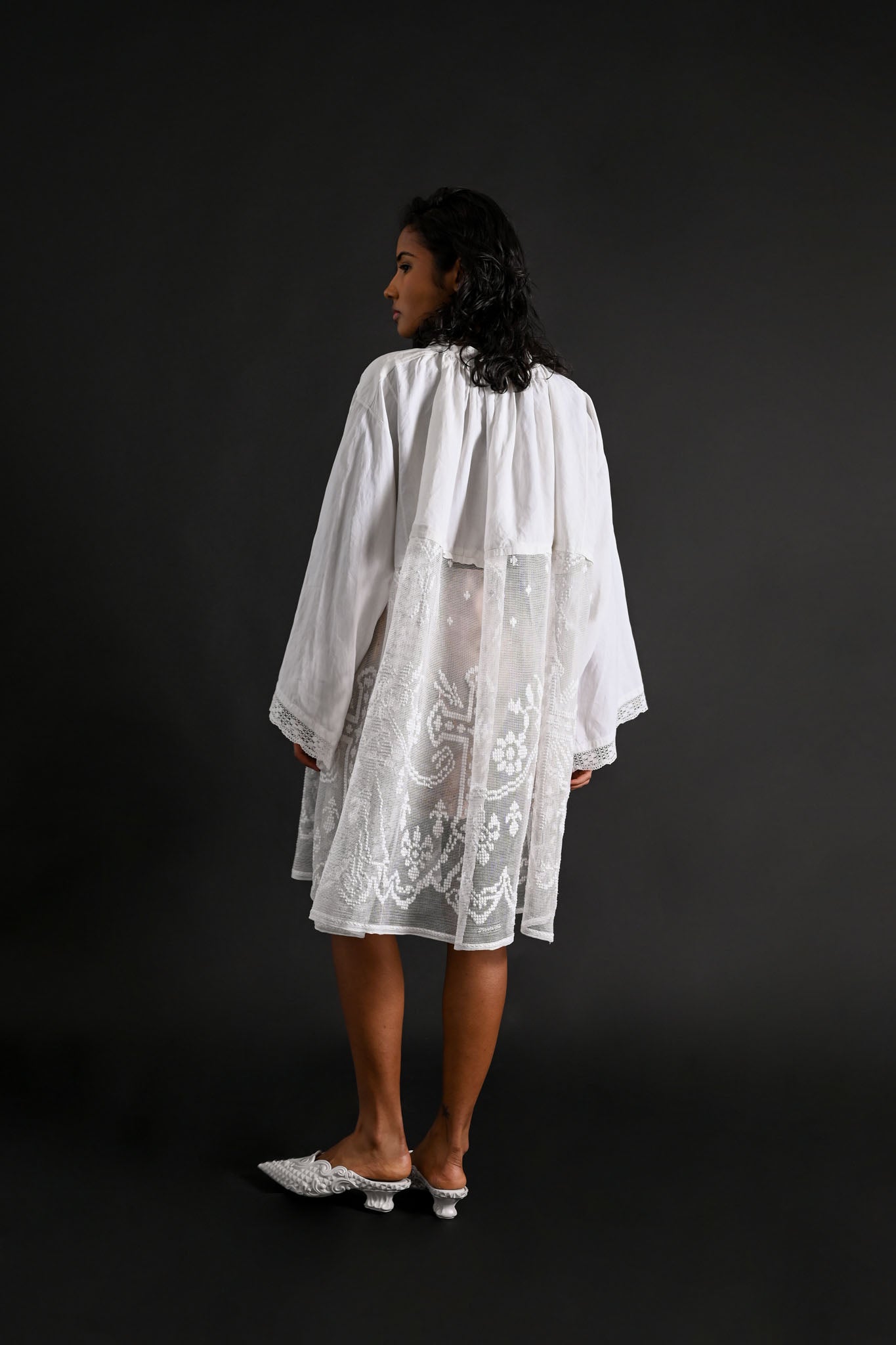 c1900 French Cotton Priest's Alb [OS]