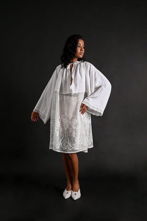 c1900 French Cotton Priest's Alb [OS]