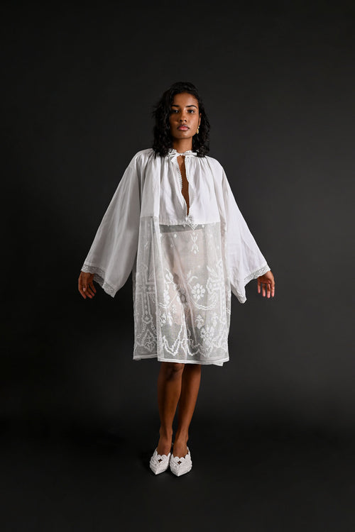 c1900 French Cotton Priest's Alb [OS]