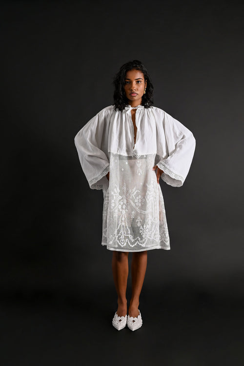 c1900 French Cotton Priest's Alb [OS]