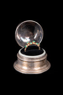 Vintage 14k Emerald Granule Ring