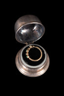 Vintage 14k Emerald Granule Ring