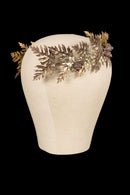 c1900 French Brass Oak Leaf Acorn Crown