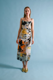 1990s Moschino C+C Olive Oyl Print Dress [xs/sm]