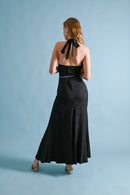 1970s Quorum by Sheridan Barnett Halter Dress [xs/sm]