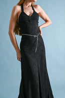 1970s Quorum by Sheridan Barnett Halter Dress [xs/sm]