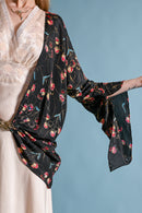 1920s Silk Lamé Angel Sleeve Jacket [xs/sm/med]
