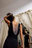 1960s Rhinestone Reverse Necklace Bodychain