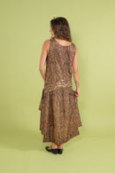 1920s Bird of Paradise Lamé Gown [med/lrg]