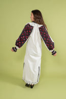 1920s Transylvanian Embroidered Folk Dress [med/lrg]