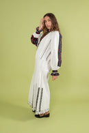 1920s Transylvanian Embroidered Folk Dress [med/lrg]