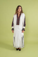 1920s Transylvanian Embroidered Folk Dress [med/lrg]