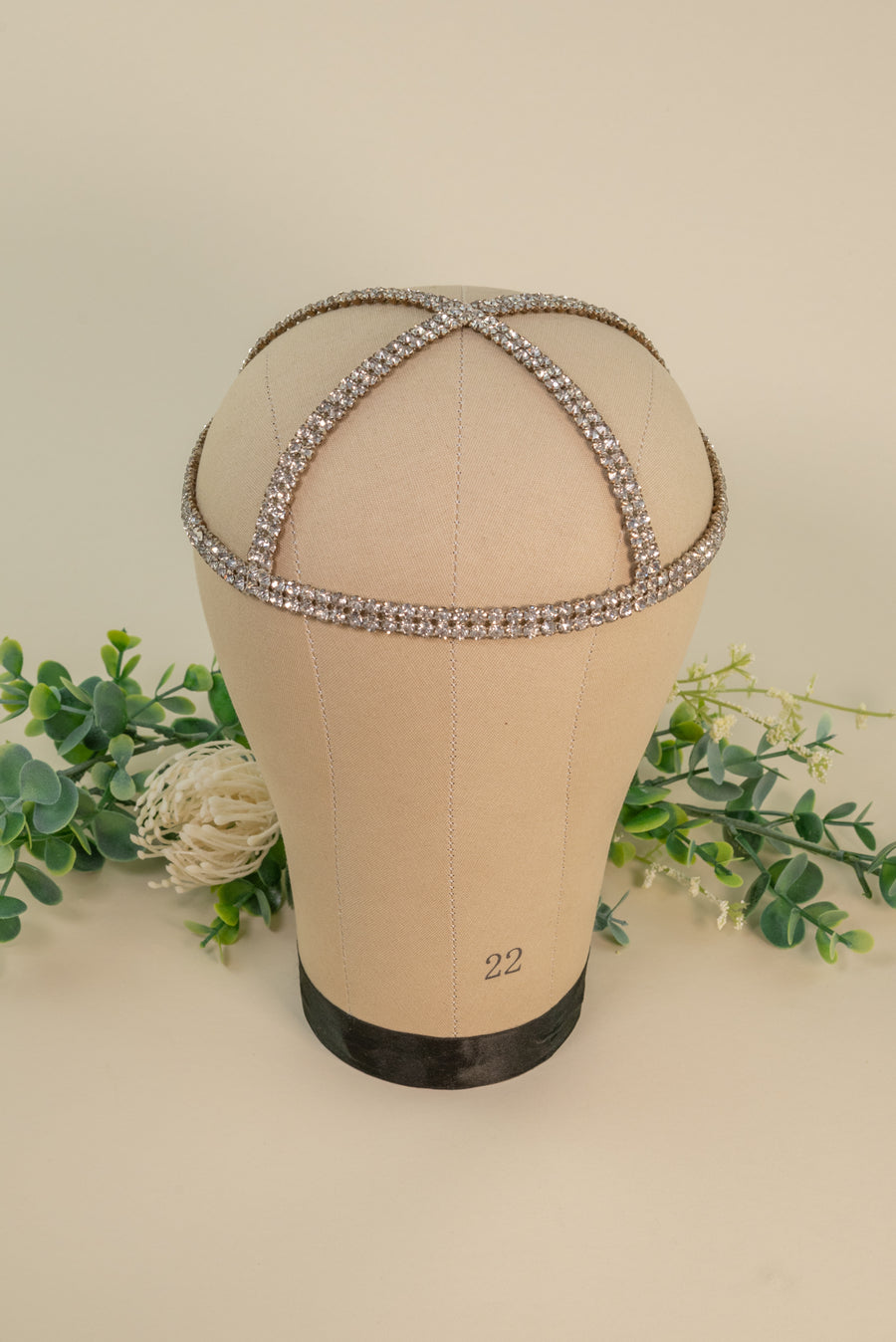 1920s Diamanté Crystal Headdress