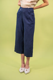 1930s Deadstock Cotton Twill Side Button Trousers [26]