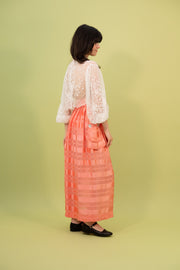 Deadstock 1920s Bubblegum Pink Skirt [xs/sm]