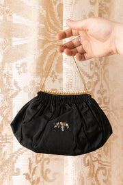 1930s French Point de Beauvais Silk Purse