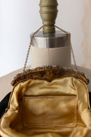 1930s Enamel Frame Point de Beauvais Silk Purse