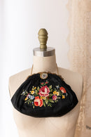 1930s Enamel Frame Point de Beauvais Silk Purse