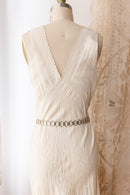 1970s Victorian Revival Book Chain Belt