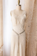 1970s Victorian Revival Book Chain Belt