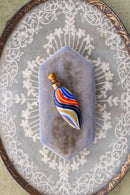 1920s German Handblown Mercury Glass Perfume Bottle