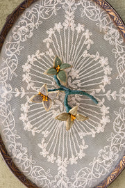 Antique Handmade 3D Wire Brooches