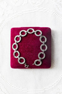 1920s Art Deco Rhinestone Rings Bracelet