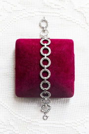 1920s Art Deco Rhinestone Rings Bracelet