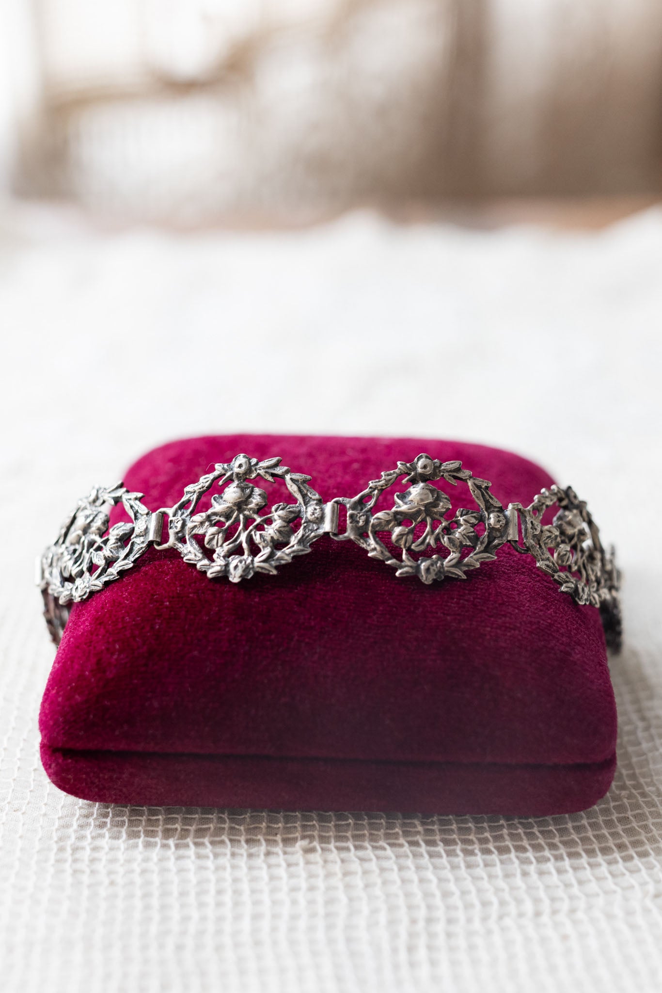 Antique Italian Silver Giardinetti Bracelet