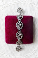 Antique Italian Silver Giardinetti Bracelet