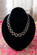 1920s Art Deco Rhinestone Rings Necklace