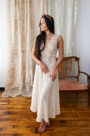 Demetra's Ivory Silk and Lace Bridal Slip