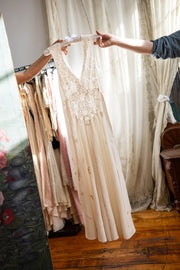 Demetra's Ivory Silk and Lace Bridal Slip