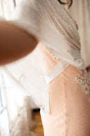 1930s French Couture Beaded Bridal Cape