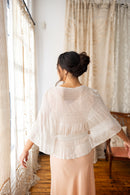 1930s French Couture Beaded Bridal Cape