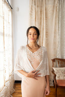 1930s French Couture Beaded Bridal Cape