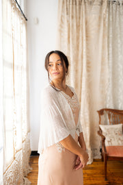 1930s French Couture Beaded Bridal Cape