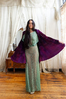 1980s Charles & Patricia Lester Pleated Silk Jacket