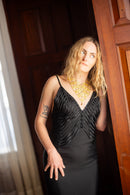 Gucci By Tom Ford F/W 2002 Ribbon Cage Gown